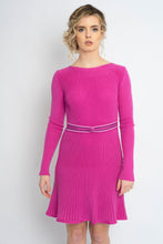 Load image into Gallery viewer, Twisted Knot Dress Hot Pink