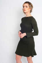 Load image into Gallery viewer, Fit and Flare Dress Green