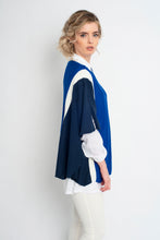 Load image into Gallery viewer, Signature Draped Stripe Poncho