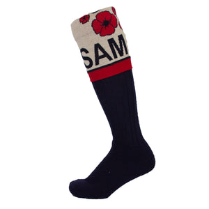 Remembrance Poppy Socks