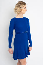 Load image into Gallery viewer, Twisted Knot Dress Cobalt Blue