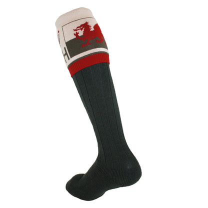 Flag of WALES Personalised Boot Socks