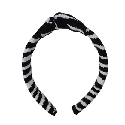Zebra Animal Knot Hairband