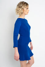 Load image into Gallery viewer, Fit and Flare Dress Cobalt Blue